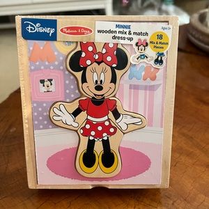 Melissa and Doug wooden mini mix and match dress up kit